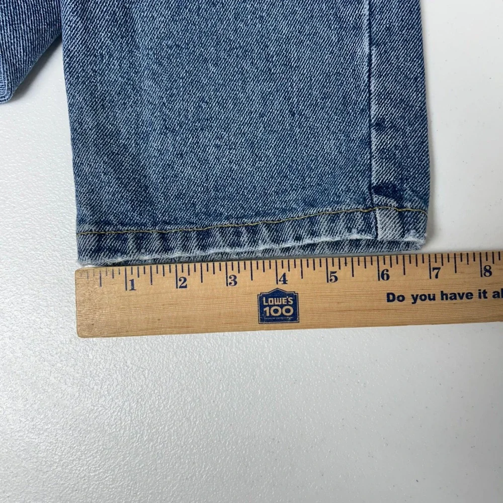 Guess Georges Marciano Jeans Mens 30x30 Blue Vintage Tapered Button Fly USA Made